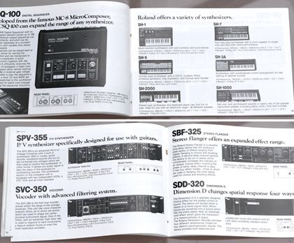 Roland-Classic brochure -JP8, Sys700, 808.